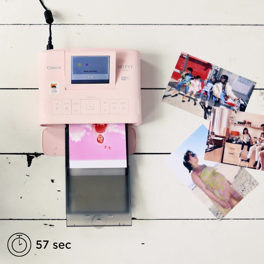 Canon SELPHY CP1300 Compact Photo Printer - Pink : Amazon.co.uk